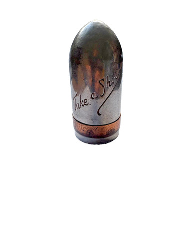 Ww1 trench art - shell, and