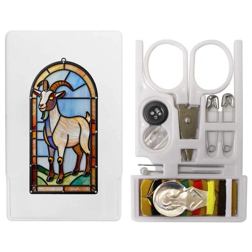 Stained glass goat mini - glass,