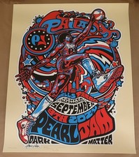 Pearl Jam Poster Signed And