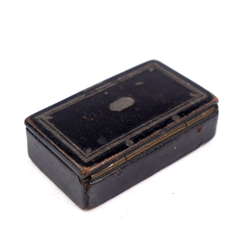 Antique snuff box - antique, black