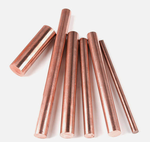 Pure copper round - round, rod