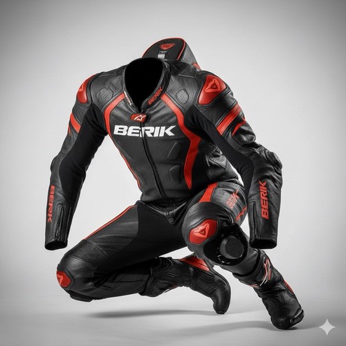 Motorbike leather suit - motorbike, one