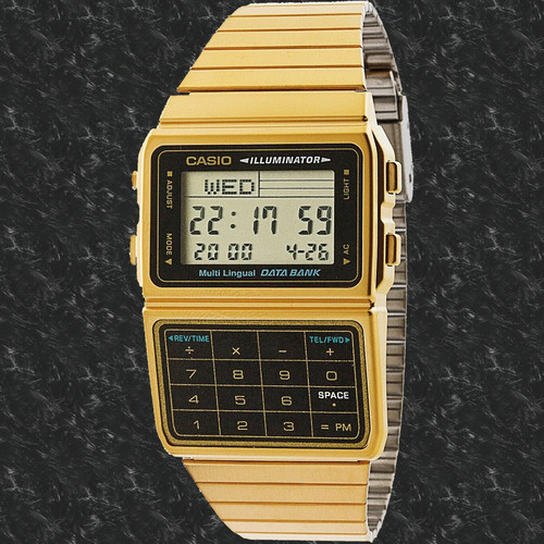 Casio dbc611g gold databank - casio,