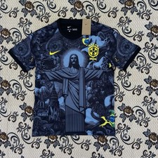 Christ the Redeemer Brazil Football Jersey - Size M - Brand New with Tags