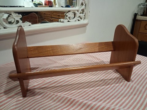 Vintage retro teak - wooden, book