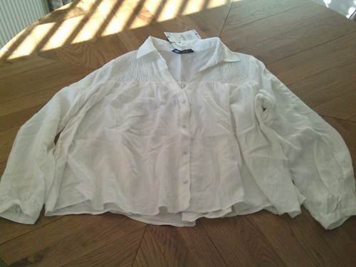 Zara cream and metallic yarm - cream,