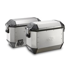 Coppia valigie laterali moto, alluminio, 36l, Monokey | Kappa k'mission kms36a