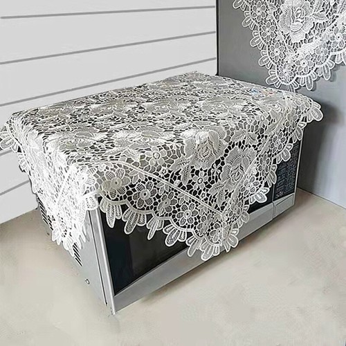 White square lace tablecloth - square,