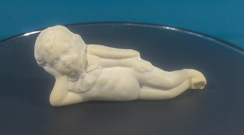 Reclining cherub putto - reclining,