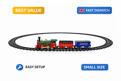 Electric train set toy - set, track