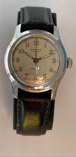 Vintage mentor military - vintage, watch