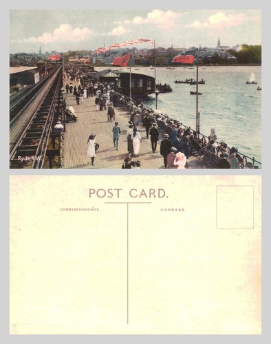 Vintage postcard ryde - postcard,