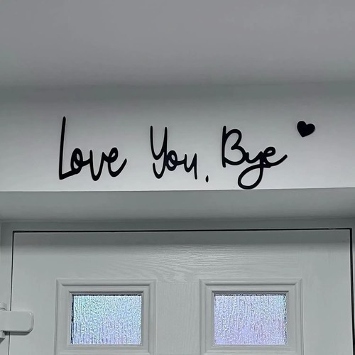 Love you bye - bye, wooden
