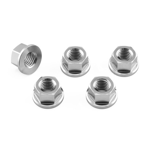 Titanium sprocket nuts m12 - titanium,