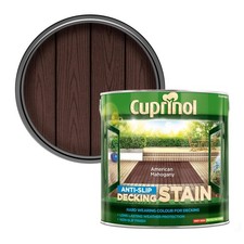Cuprinol 2.5 Litres Anti Slip Decking Stain - American Mahogany