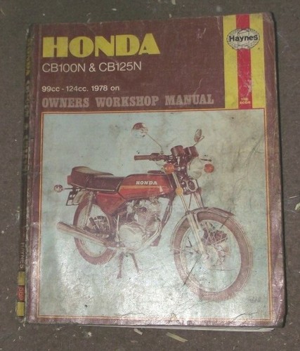 Honda cb100n cb125n manual - honda, &