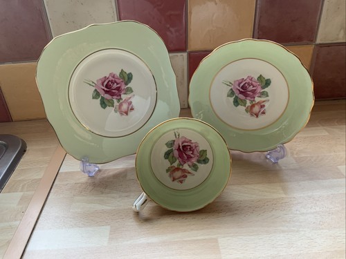 Vintage bone china trio - bone,