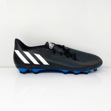 Adidas Mens Predator Edge.4 GV9876 Black Soccer Cleats Shoes Size 12