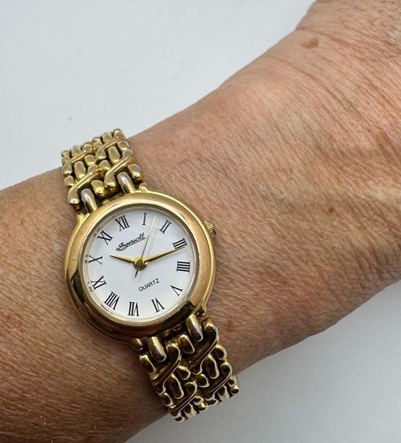 Vintage gold ingersoll watch - ingersoll,