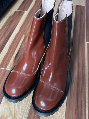 Acne studios burgundy leather - studios,