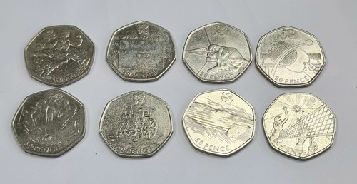 2011 50p olympic coins - 8,