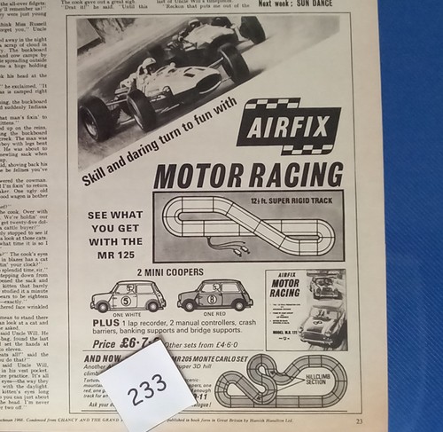 Airfix racing mini cooper - airfix, 1967