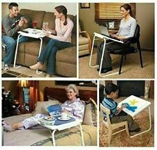 ADJUSTABLE TABLE MATE PORTABLE TV DINNER LAPTOP TRAY FOLDING DESK SOFA BED TV024