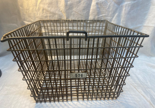 Vtg wire gym - wire, bin