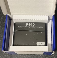 TV Link Global F140 4 Way SKY TV UHF Signal Booster Amplifier