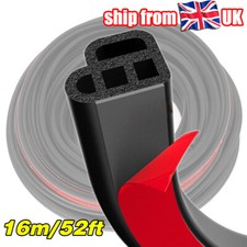 16M L-Shape Auto Car Door Trunk Seal Strip Rubber Weather Strip Edge Accessories