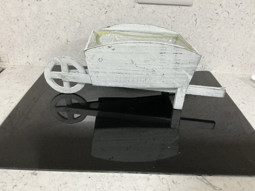 Small wooden wheelbarrow - small,