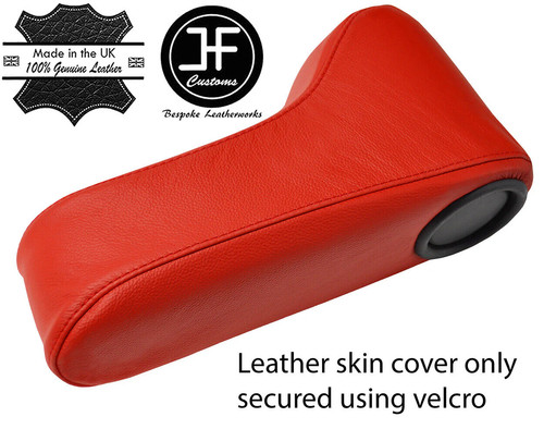 Red top grain real leather - red,