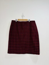 Hobbs Skirt Women Size 14 Red