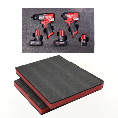 Tool box foam - box, shadow