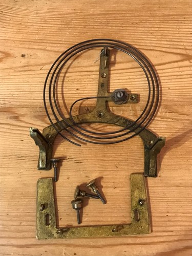 Antique vienna clock - antique, movement