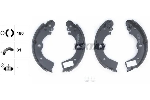 Brake shoes 91045300 textar - shoes,