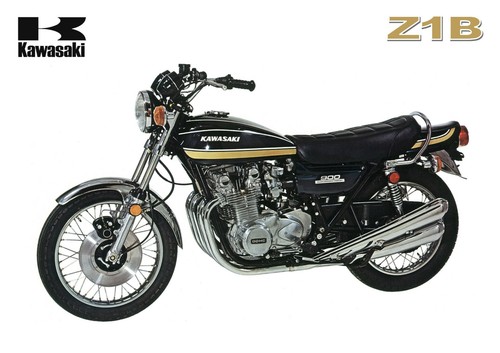Kawasaki poster kz900 z1b - kawasaki,