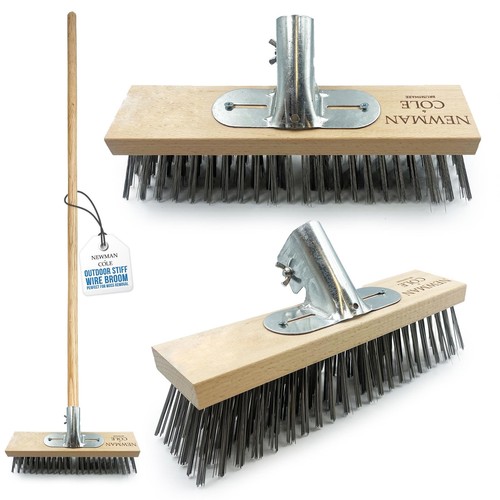 Wire yard broom stiff - 12",
