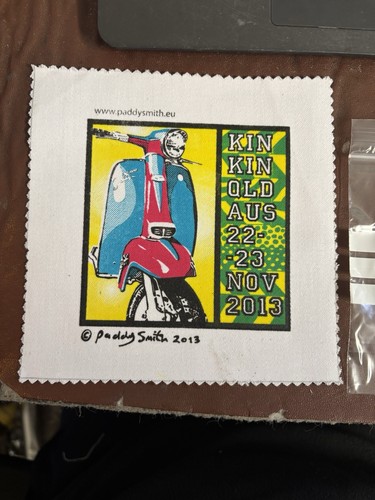 Scooter rally patch - patch, paddy