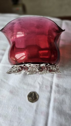 Antique victorian cranberry - antique,