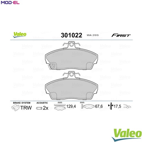 Brake pad set disc - pad,