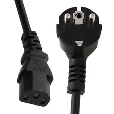 EURO Schuko Plug Power Cord to