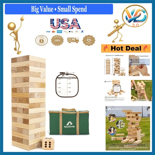Giant tumble tower pine wood - pine,