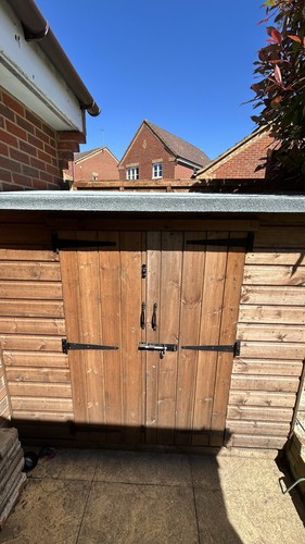Wooden garden shed 6x3foot - garden,