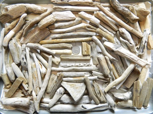 100 driftwood pieces for arts - pieces,