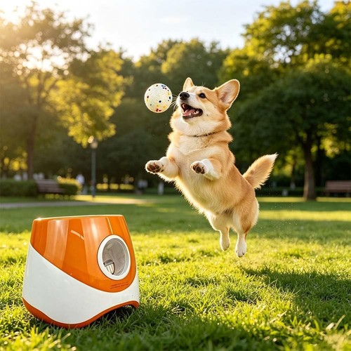Automatic dog ball launcher - automatic,