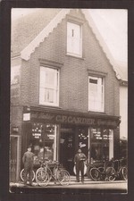 ESSEX-SHOP FRONT-BURNHAM on CROUCH-C.P.CARDER-CYCLES & REPAIRS-SMASHING RP.
