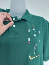 Mens Rowing Blazers New York Green Polo Croquet Shirt Size XXL