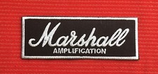 MARSHALL AMPLIFIER AMP GUITAR ROCK HEAVY METAL MUSIC BAND IRON ON PATCH BADGE