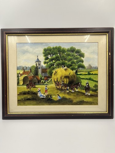 Vintage 44x54 signed old - vintage,